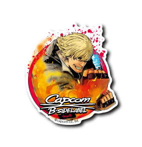 B-Side Label Sticker- Street Fighter 6 Ken