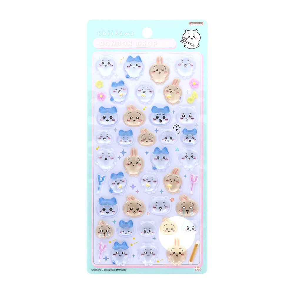 GAKU様 Chiikawa Bon Bon Drop Sticker - Cute Hachiware Usagi Design