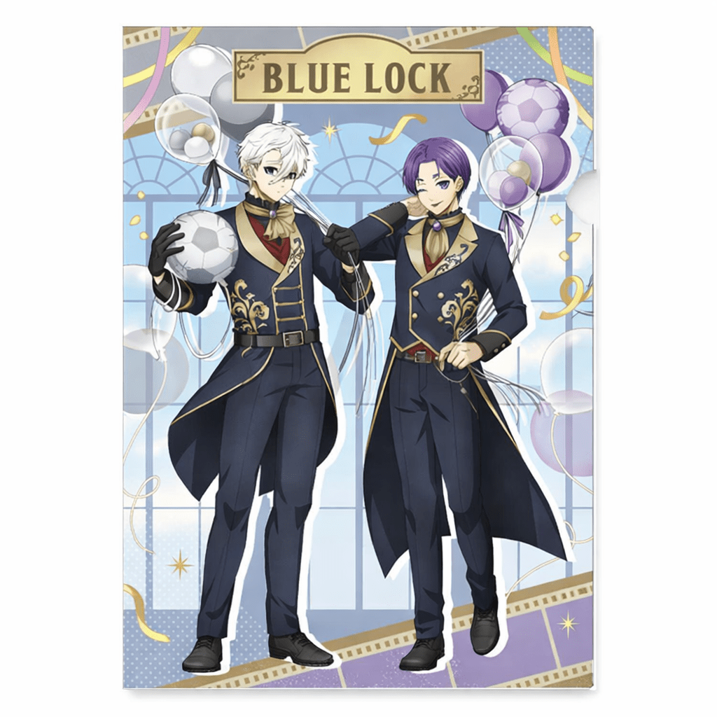 CRUX Blue Lock Nagi & Reo Balloon Ver. Single Clear File - Otaku Collectives