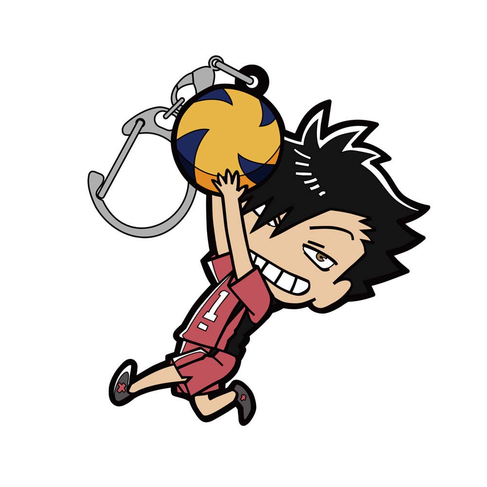 Haikyuu Tsumamare Chibi Keychain - Tetsuro Kuroo (Uniform Version) - Otaku Collectives