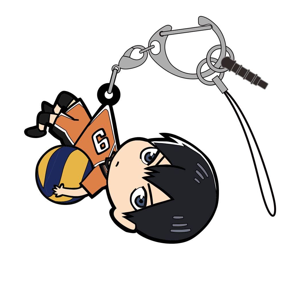 Haikyuu Tsumamare Chibi Keychain - Tobio Kageyama - Otaku Collectives