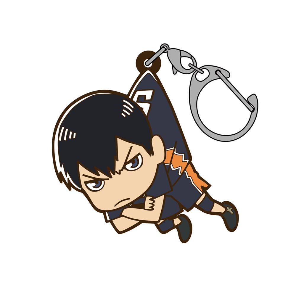 Haikyuu Tsumamare Chibi Keychain - Tobio Kageyama (Uniform Version) - Otaku Collectives