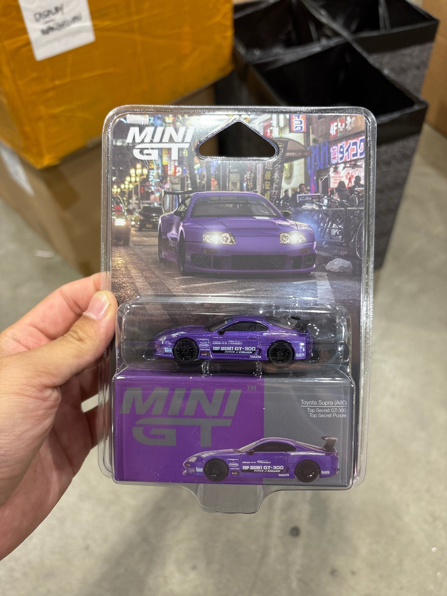 Minicas - MiniGT Toyota Supra A80 Purple - Otaku Collectives