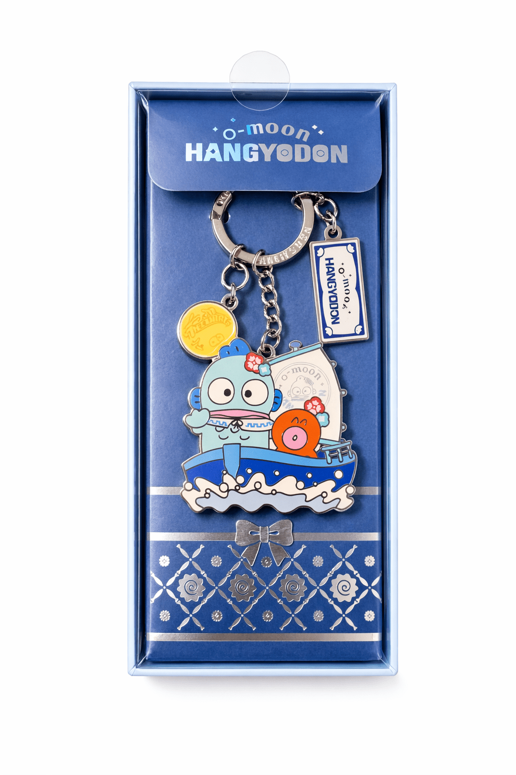 Glow in the Dark Zinc Alloy Keychain - o-moon x Hangyodon – Otaku