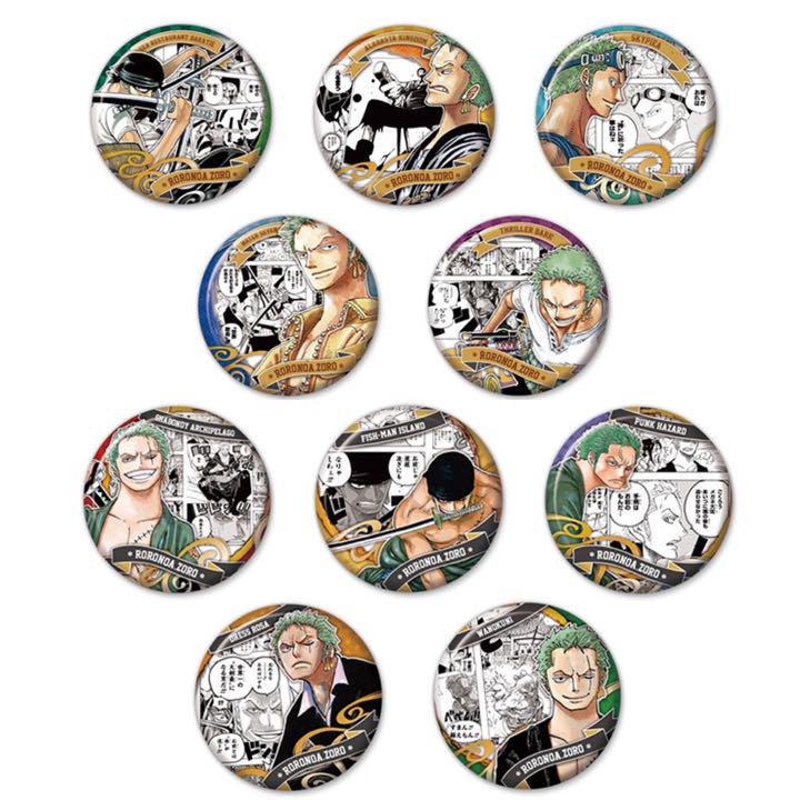 ALL FACES ゾロ 缶バッジ MEET THE ONE PIECE One Piece] Collection Can Badge 