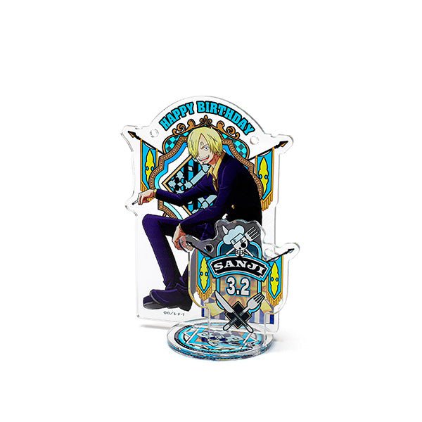 One Piece] Happy Birthday acrylic accessory stand [3.2 Sanji