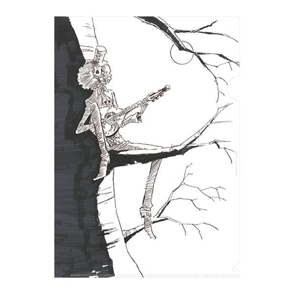 One Piece Brook Illustration Works Clear File - Collectible