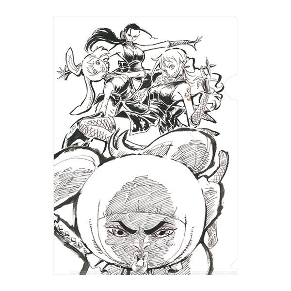 ONE PIECE ALL PAGES ベースショップ　ナミ　ロビン　しのぶ One Piece Illustration Works Clear File - Nami Robin Carrot