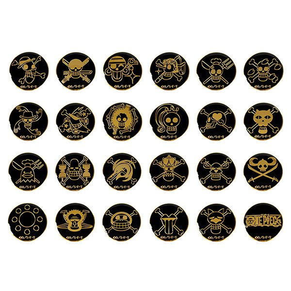 [One Piece] Metal emblem badge collection ~4th edition~ – Otaku Collectives