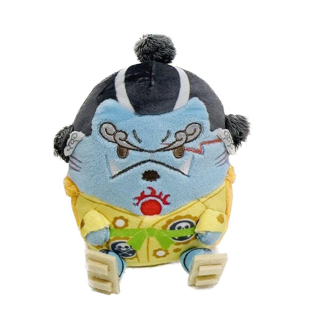 One Piece Mugitama Crew Plush Toy – Jinbe, officially licensed collectible from Japan Mugiwara Store.