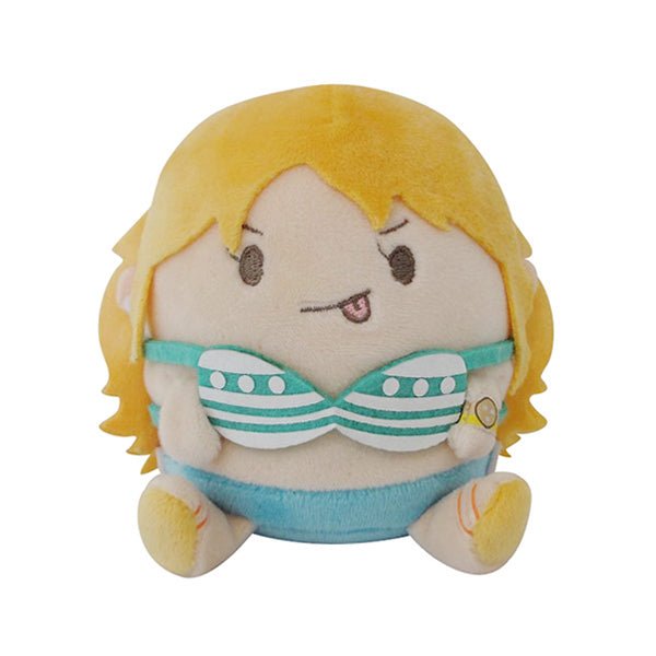 One Piece Mugitama Crew Plush Toy – Nami, officially licensed collectible from Japan Mugiwara Store.