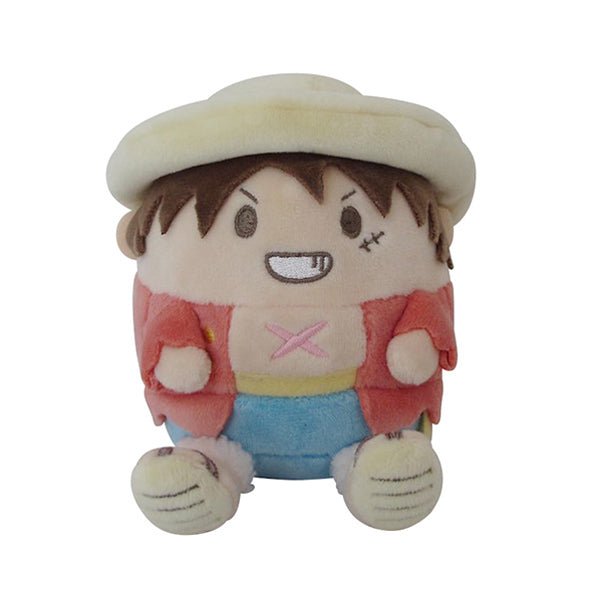 One Piece Mugitama Crew Plush Toy – Luffy, officially licensed collectible from Japan Mugiwara Store.
