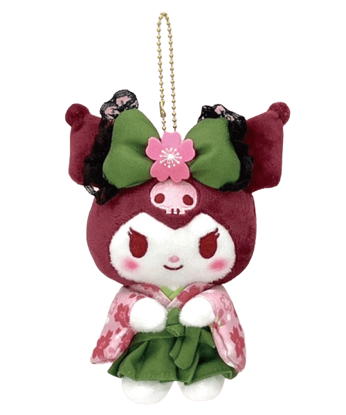 Sanrio Matcha Kimono Kuromi Plush Keychain - Authentic Japan Edition - Otaku Collectives