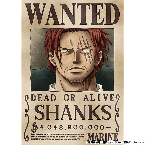 Affiche JCODE Anime One Piece Wanted Shanks Affiche Senegal