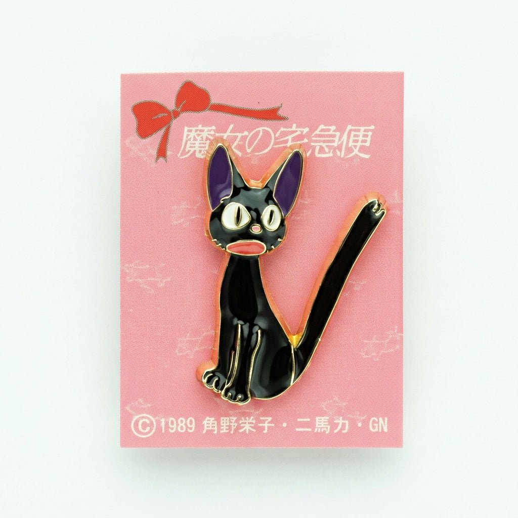 Studio Ghibli Kiki’s Delivery Service Pin Badge – Jiji Collectible Metal Pin - Otaku Collectives