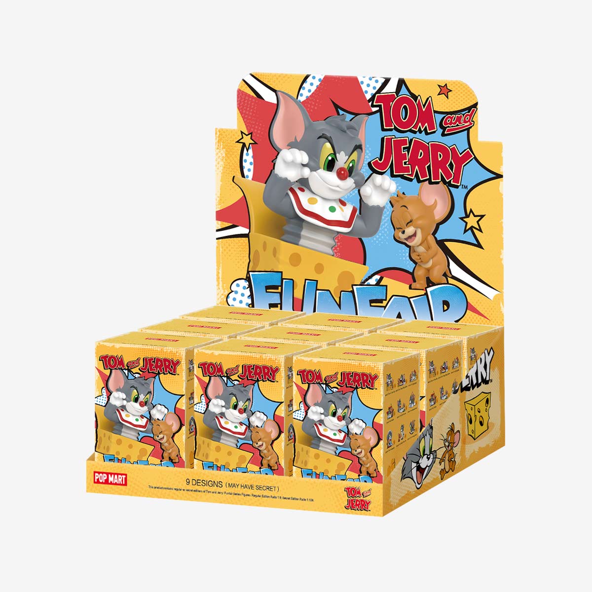 Tom and Jerry Funfair Series Figures by POP MART - Otaku Collectives