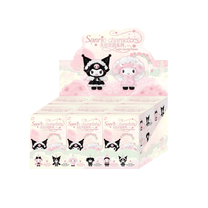 Top Toy Sanrio Characters Angel Garden Series Vinyl Plush Blind Box Keychain Figure - Otaku Collectives