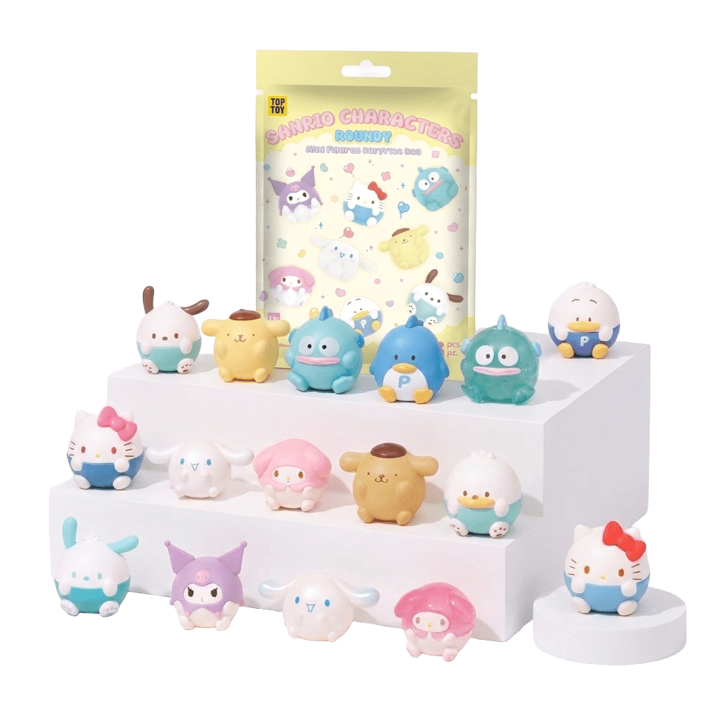 TOP TOY × サンリオ  Roundy ミニフィギュア 1BOX　10バッグ入り　毎バック3個入り Surprise Blind Box Mini Figures - Sanrio Roundy Characters – Otaku