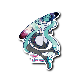 [Hatsune Miku] B-Side Label Sticker- Welcome Hatsune Miku