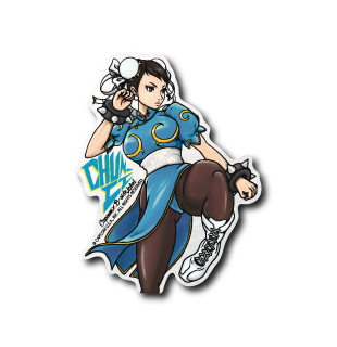 B-Side Label Sticker- Chun-Li