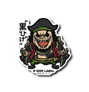 [One Piece] B-Side Label Sticker- Teach (A)