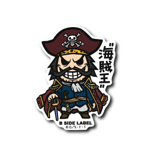 [One Piece] B-Side Label Sticker- Gol D. Roger