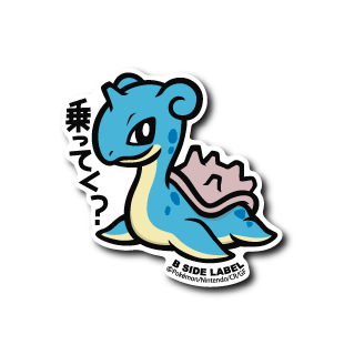 [Pokemon] B-Side Label Sticker- Lapras