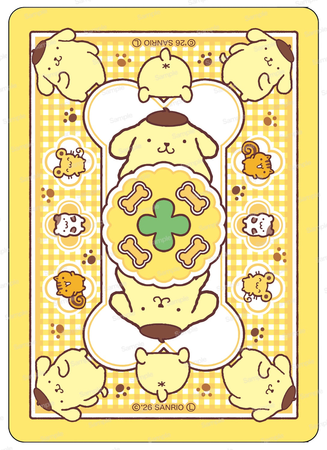 [Sanrio] Bicycle x Sanrio Playing Cards- Pompompurin
