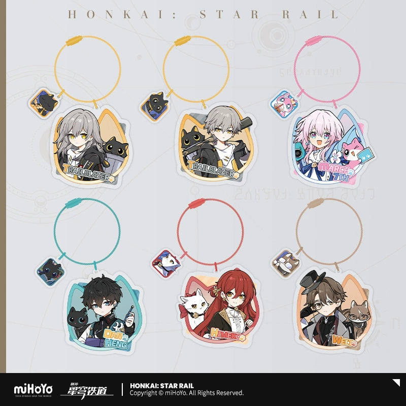 [Honkai Star Rail] Acrylic Pendant of the Tiny Cat Series - Sparkle
