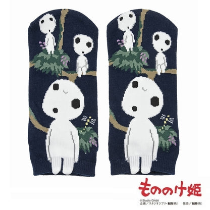 Studio Ghibli Princess Mononoke Kodama Sneaker Socks