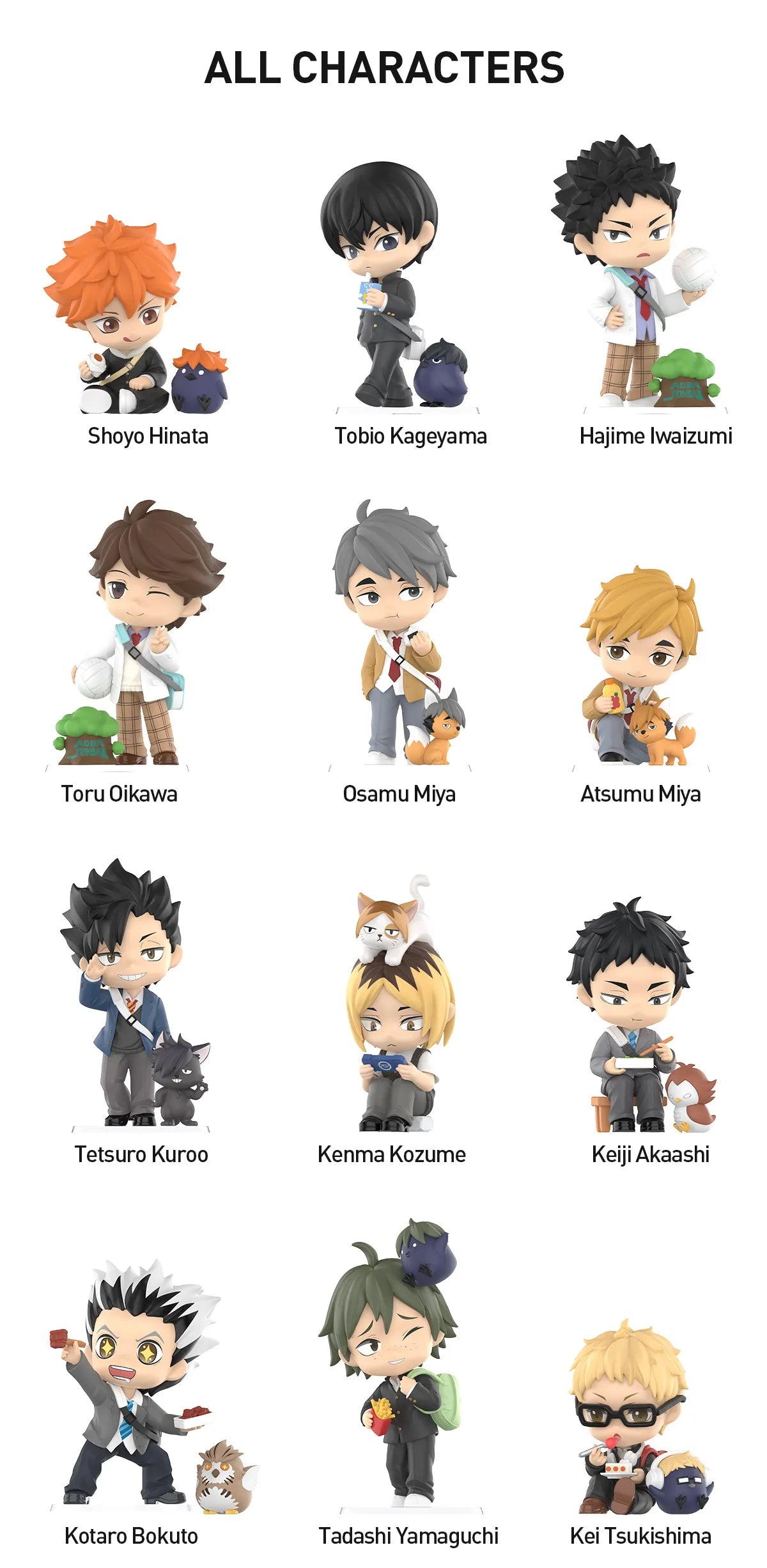 POP MART Haikyu!! Off-Court Vibes Series Figures