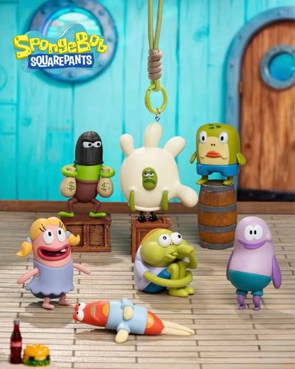 PLZDOT SpongeBob Little Citizens of Bikini Bottom Keychain Blind Box