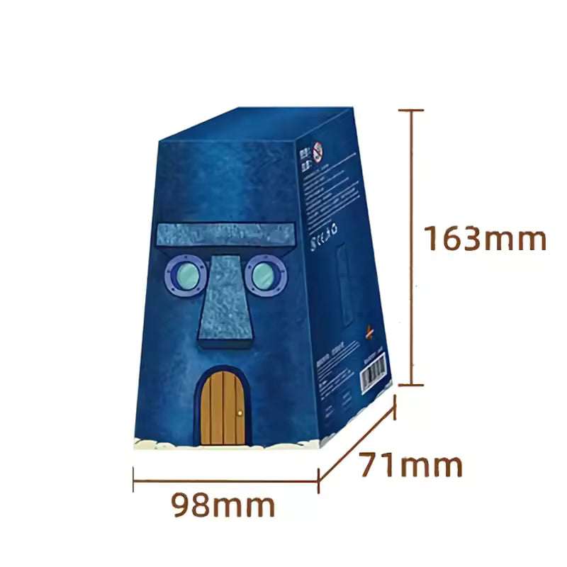 X11 Space SpongeBob SquarePants A Day in the Life of Squidward Blind Box Plush - Official Japanese Anime Merchandise mystery Squidward plush collectible in sealed blind box on a clean white background.