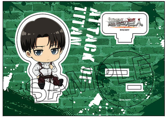 Penguin Parade Attack on Titan Petanko Acrylic Figure Vol.2 Levi Ackerman