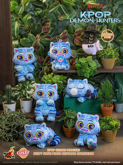 Hot Toys K-Pop Demon Hunters Derpy Tiger Plush Keychain Blind Box