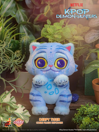 Hot Toys K-Pop Demon Hunters Derpy Tiger Plush Keychain Blind Box