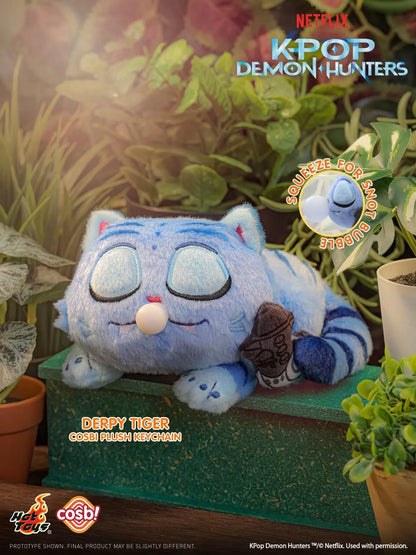 Hot Toys K-Pop Demon Hunters Derpy Tiger Plush Keychain Blind Box
