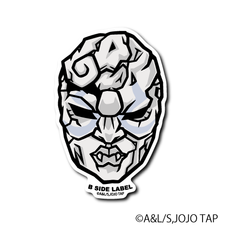 [JoJo's Bizarre Adventure] B-Side Label Sticker- Stone Mask
