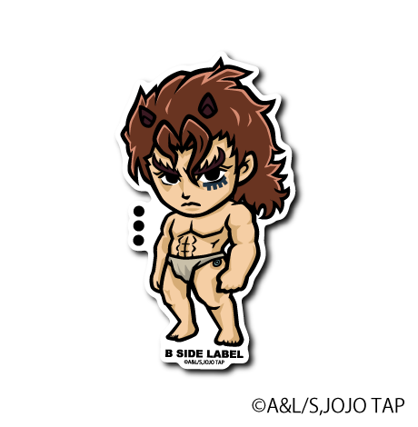 [JoJo's Bizarre Adventure] B-Side Label Sticker- Santana