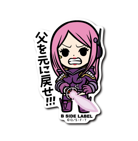 [One Piece] B-Side Label Sticker- Bonney