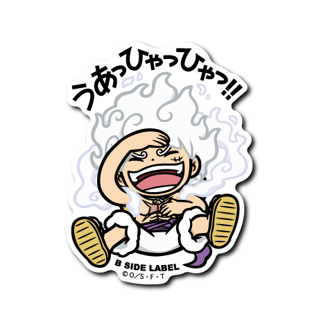 [One Piece] B-Side Label Sticker- Luffy (P)