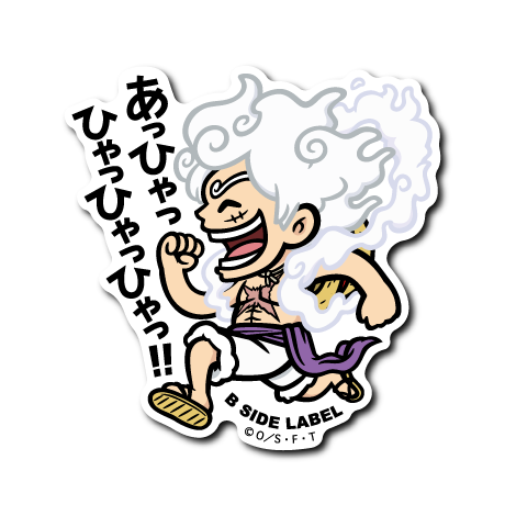 [One Piece] B-Side Label Sticker- Luffy (Q)