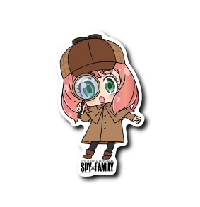 [Spy x Family] B-Side Label Sticker- Anya in a detective outfit