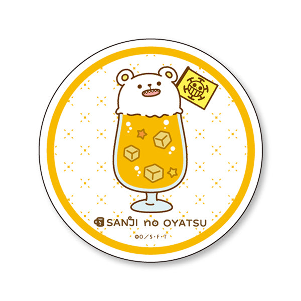 [One Piece] "SANJI no OYATSU" Pure Cafe Coaster- Bepo Orange Cream Soda