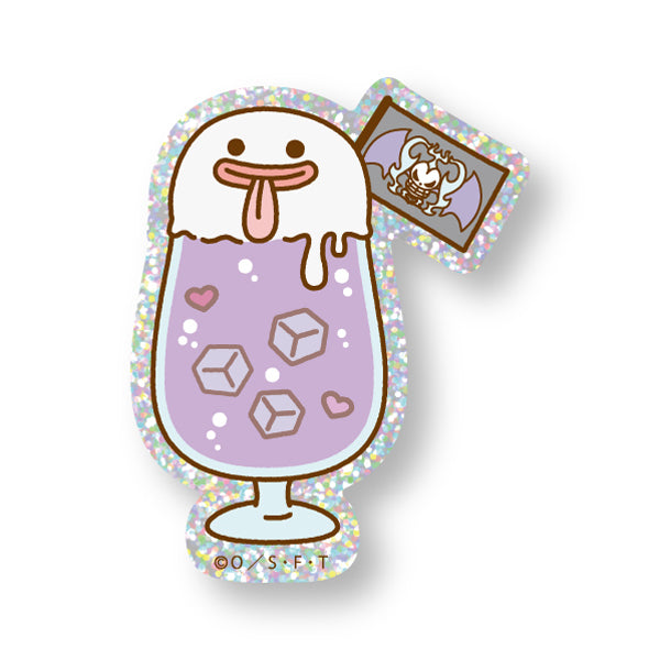 [One Piece] "SANJI no OYATSU" Pure Cafe Glitter Sticker- Perona Ghost Grape Cream Soda A