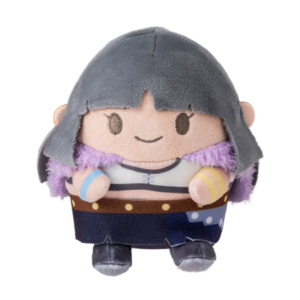 One Piece Mugitama Crew Elbaph Nico Robin Plush Toy - Official Japanese Anime Merchandise featuring Nico Robin in chibi plush form on a clean white background.