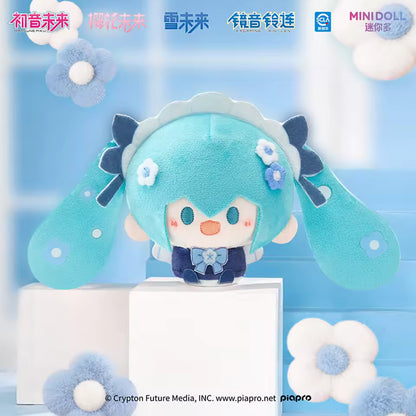 MINIDOLL Hatsune Miku Four Seasons Flower Scenery Series Plump Plush Doll Pendant Blind Box