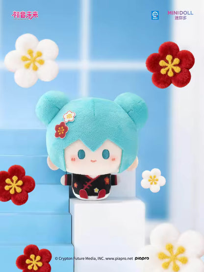 MINIDOLL Hatsune Miku Four Seasons Flower Scenery Series Plump Plush Doll Pendant Blind Box