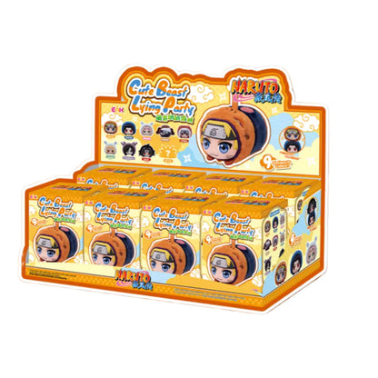 EAKI Naruto Shippuden Cute Beast Lying Party Series Plush Pendant Blind Box
