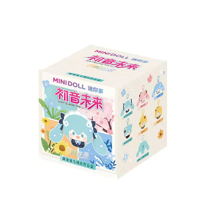 MINIDOLL Hatsune Miku Four Seasons Flower Scenery Series Plump Plush Doll Pendant Blind Box